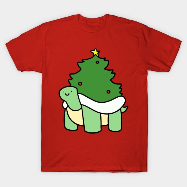 Christmas Tree Turtle T-Shirt by saradaboru